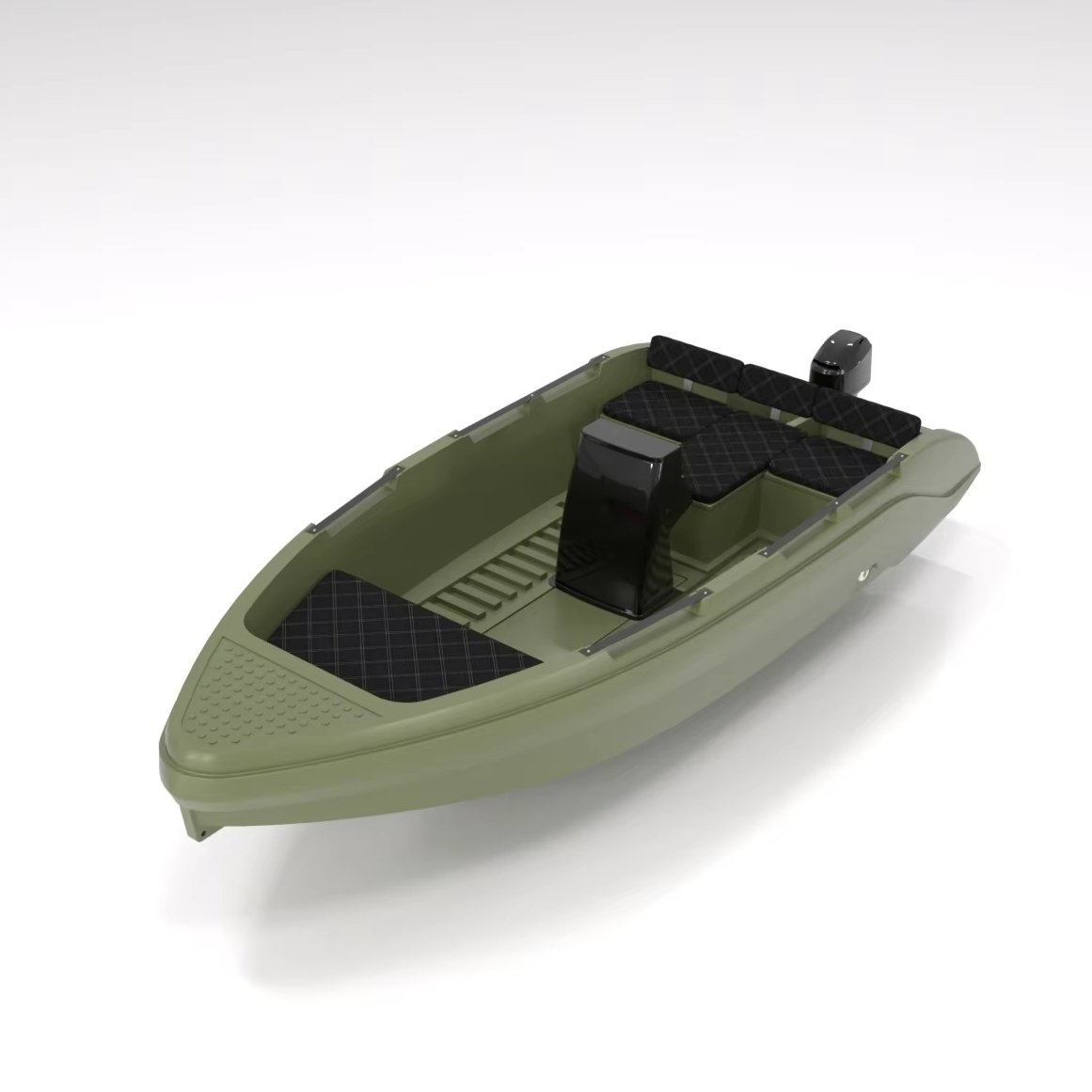 Custom Color 4.5M/4.9M HDPE Rescue Boat 100% Recyclable Rotomolded Design for Wild Fishing Yacht Product Category