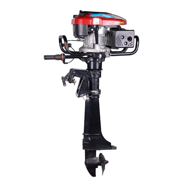 Hangkai 2-Stroke 9.8hp Outboard Motor Superior Long Shaft Fishing Boat Engine New Condition Manual Starting System Gasoline Fuel