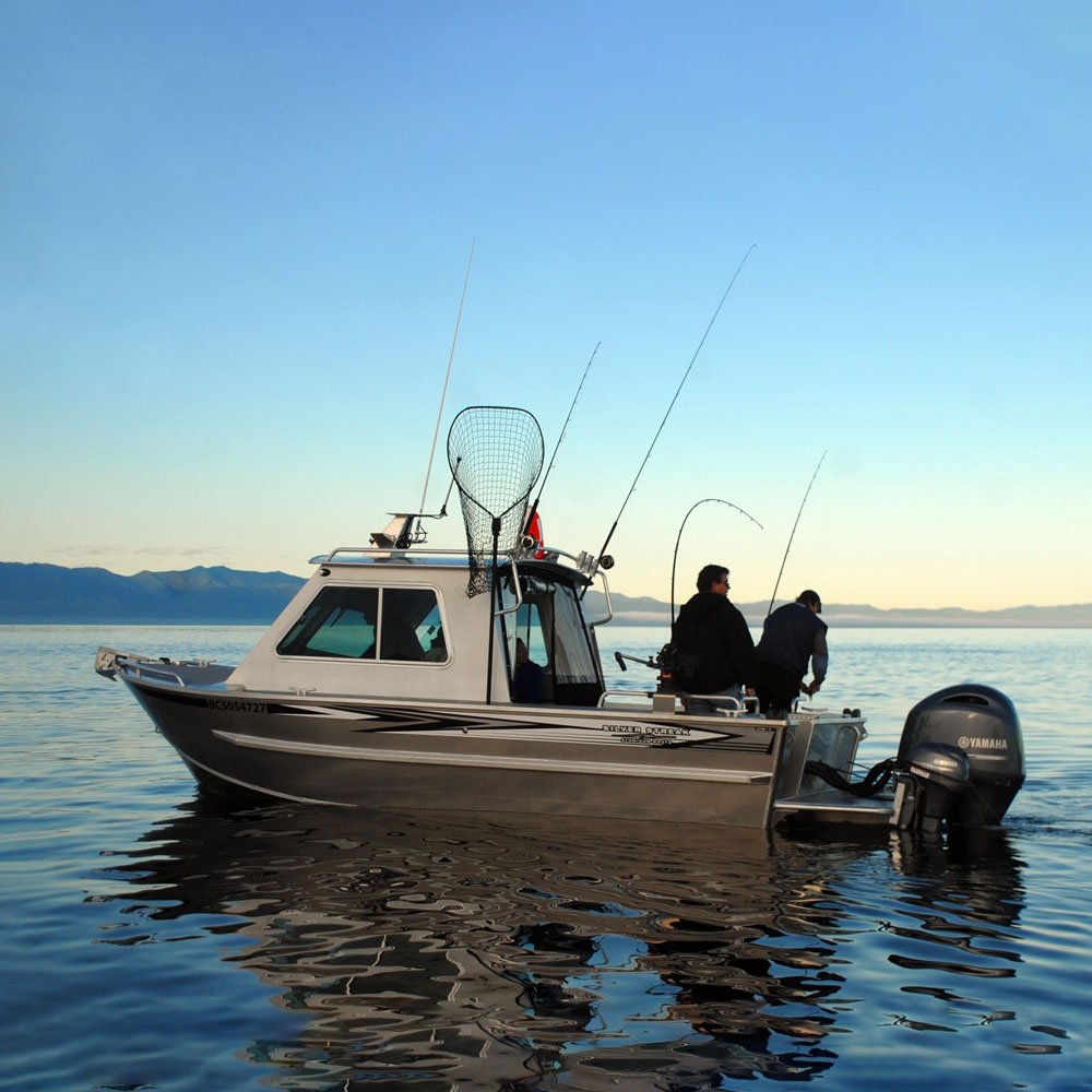 21ft NEW Hard Top Welded Aluminum Saltwater Fishing Boat With Outboard Engine