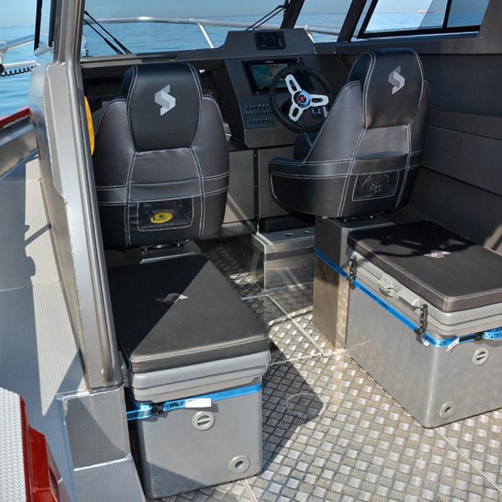 Hot Sale 5.6m Aluminum Yacht Outboard Engine Fishing Craft Cabin Boat for 6 People for River Application