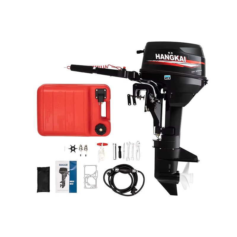 HangKai Two Stroke Long Tail Boat Engines 12hp Boat Engine Outboard Boat Motor Engine
