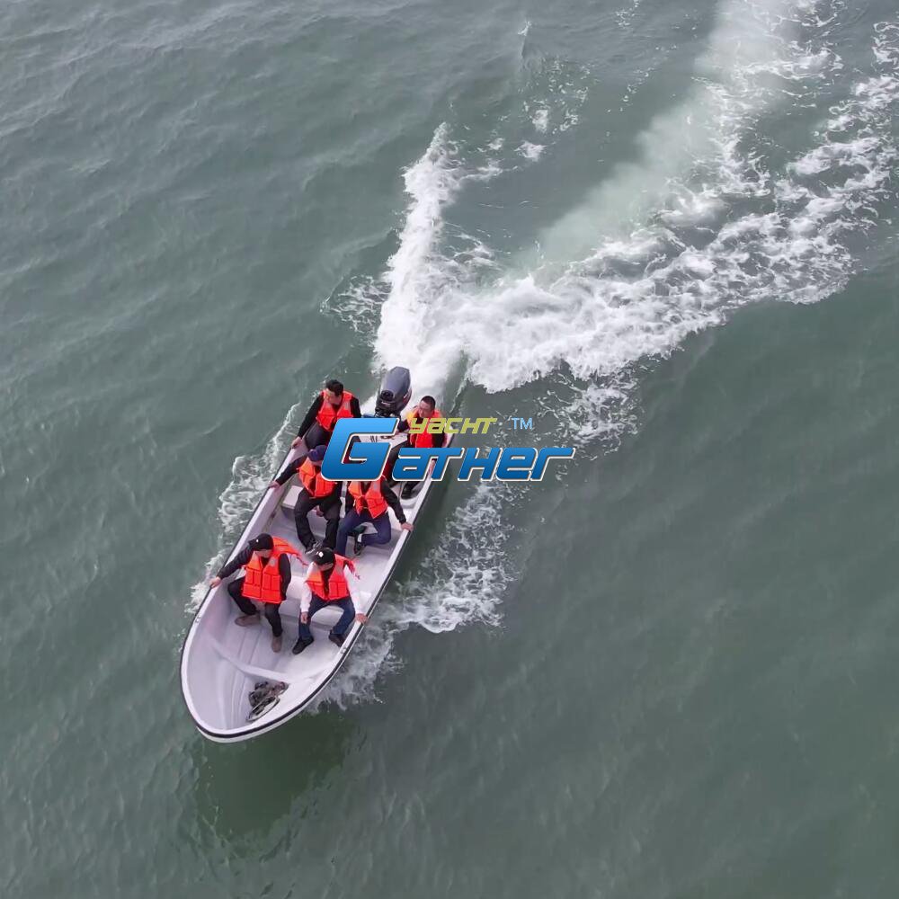 GATHER YACHT 19ft 5.8m Cheap Fiberglass River Fishing Panga 19S Boat
