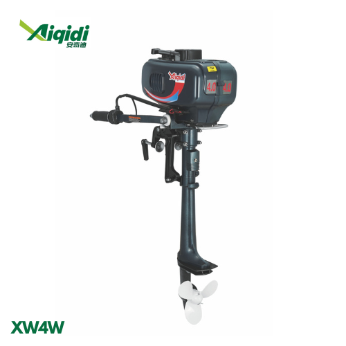 Outboard Motor XW4W 2HP 2 Stroke Tiller Steering Gear and Clutch Controller Gasoline Outboard Motor