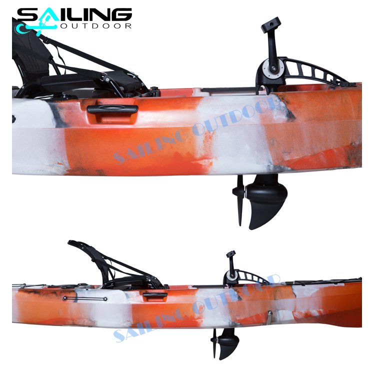 13FT New Propeller Type One Person Pedal Drive Kayak Boats Fishing Sports Boat