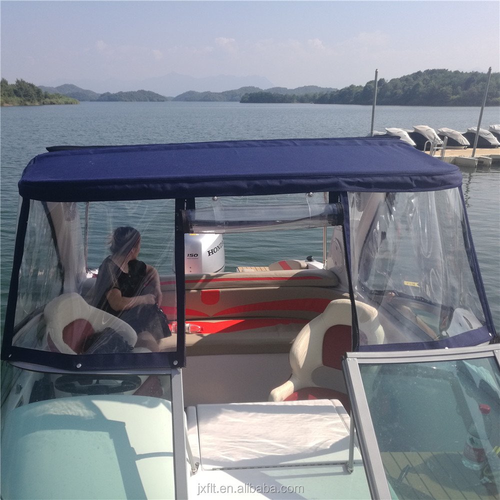 Luxury C-inshore 8-People 7.3M Fiberglass 24ft Mini Yacht Outboard Engine Speed Boat for Sale CE OEM&ODM