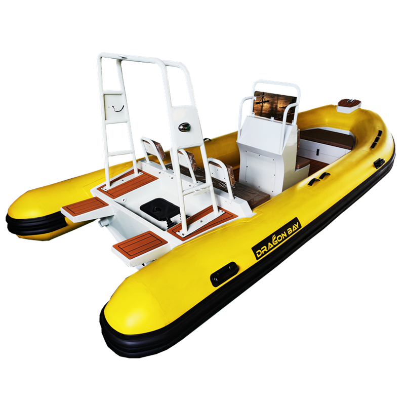 CE Certification New Premium 18ft 560 PVC Orca Hypalon Aluminum Rib Sport Yacht Outboard Engine Powered Boat