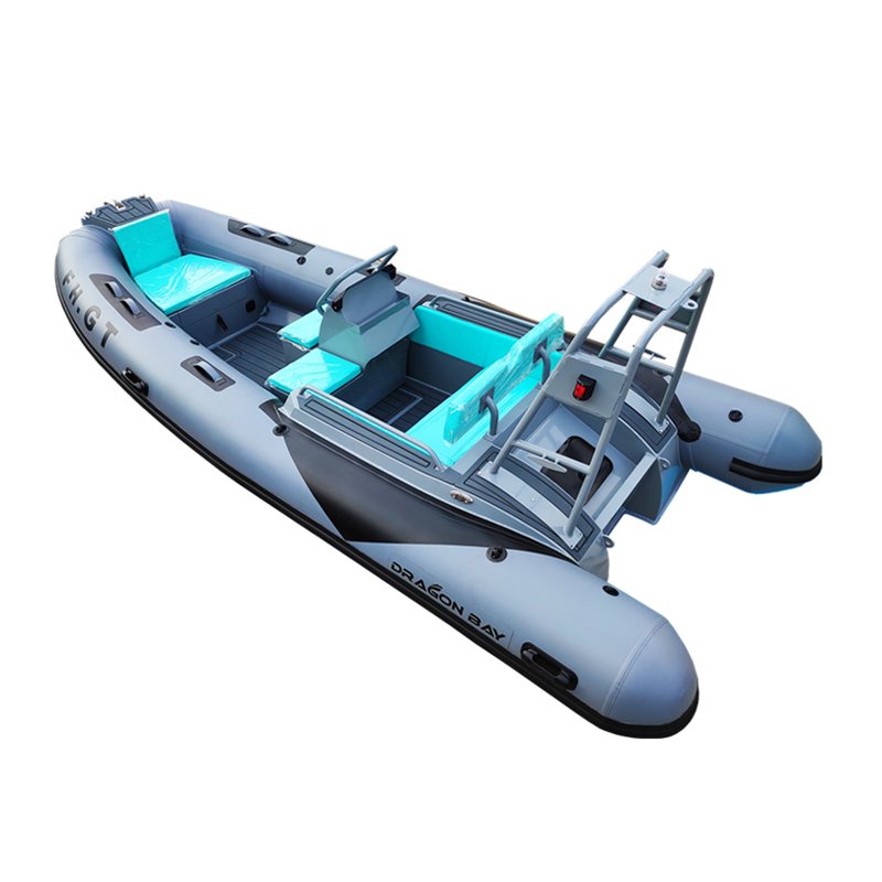 CE Certification New Premium 18ft 560 PVC Orca Hypalon Aluminum Rib Sport Yacht Outboard Engine Powered Boat