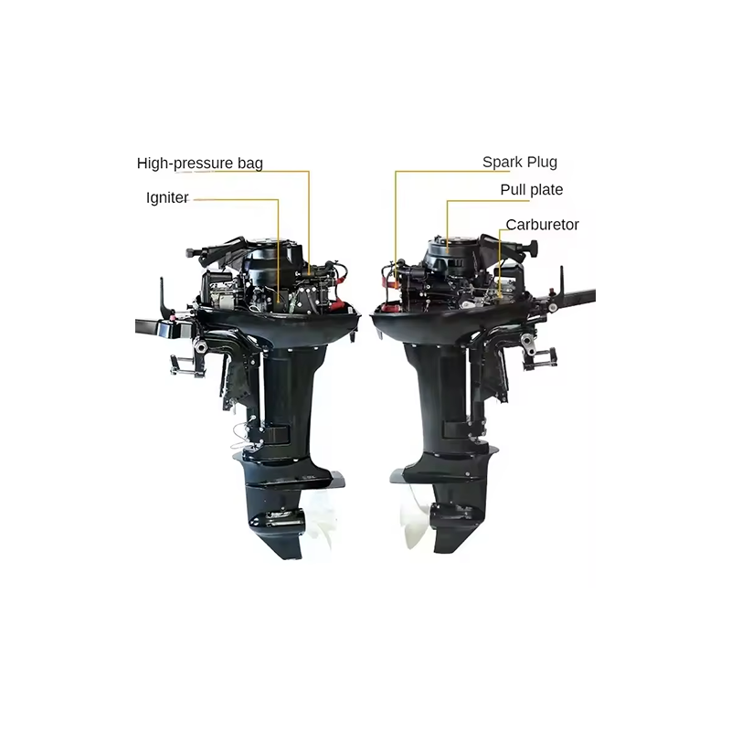HangKai Water Cooling Outboard Motor 40hp 2 Stroke Long Tail Boat Engines Engine for Boat