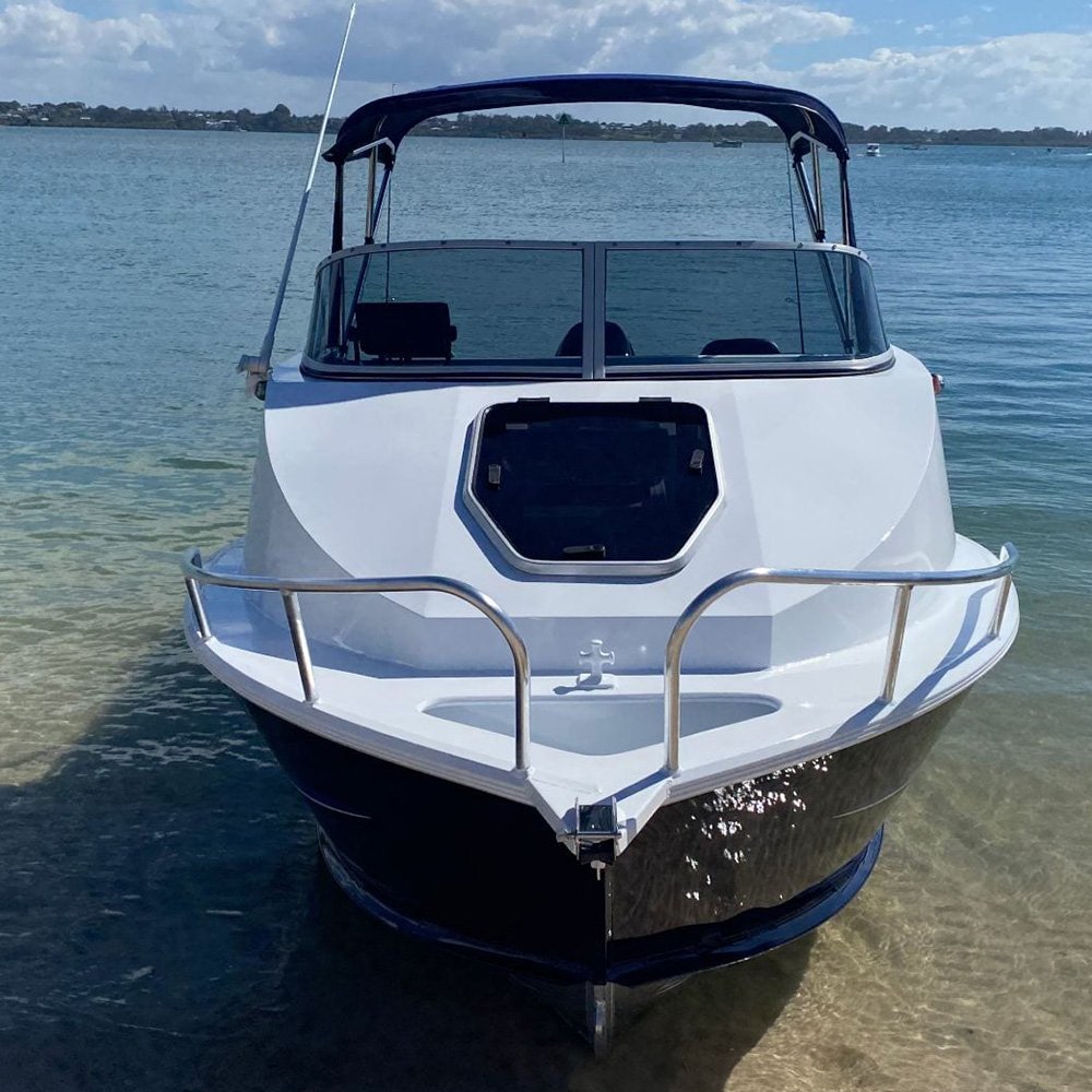 19ft Luxury Yacht Fishing Speed Boat Aluminum Welded with 6 Cabins Outboard Engine for Sport and Patrol Use