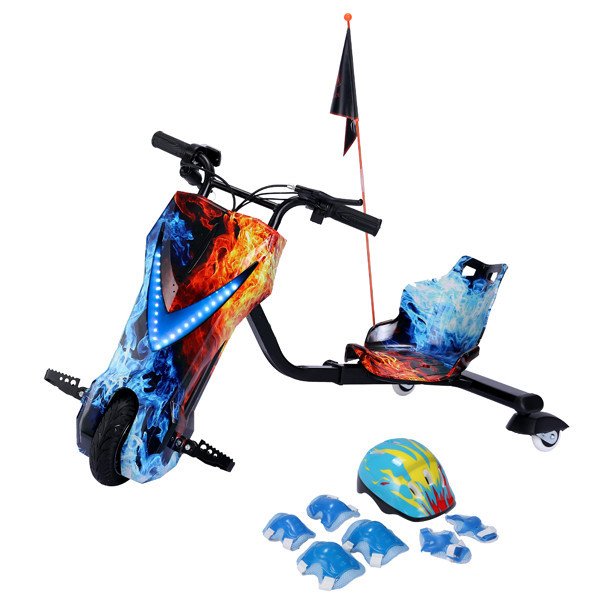 Muti Pattern Electric Drifting Scooter 3 Wheel Electric Drifting Scooter Electric Drift Trike