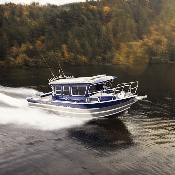 <Kinocean High Speed Full Welded Aluminium Deep-V Cabin Fishing Boat