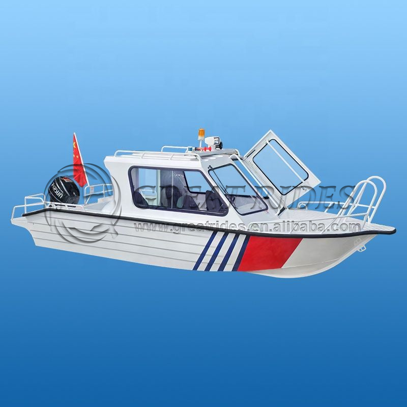 Aluminum Alloy Half Closed Boat 17ft/5.3m High Speed Yacht Boat Without Engine Boat for Sale