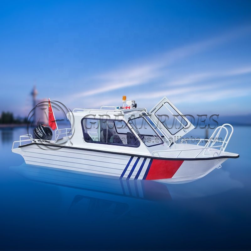 Aluminum Alloy Half Closed Boat 17ft/5.3m High Speed Yacht Boat Without Engine Boat for Sale