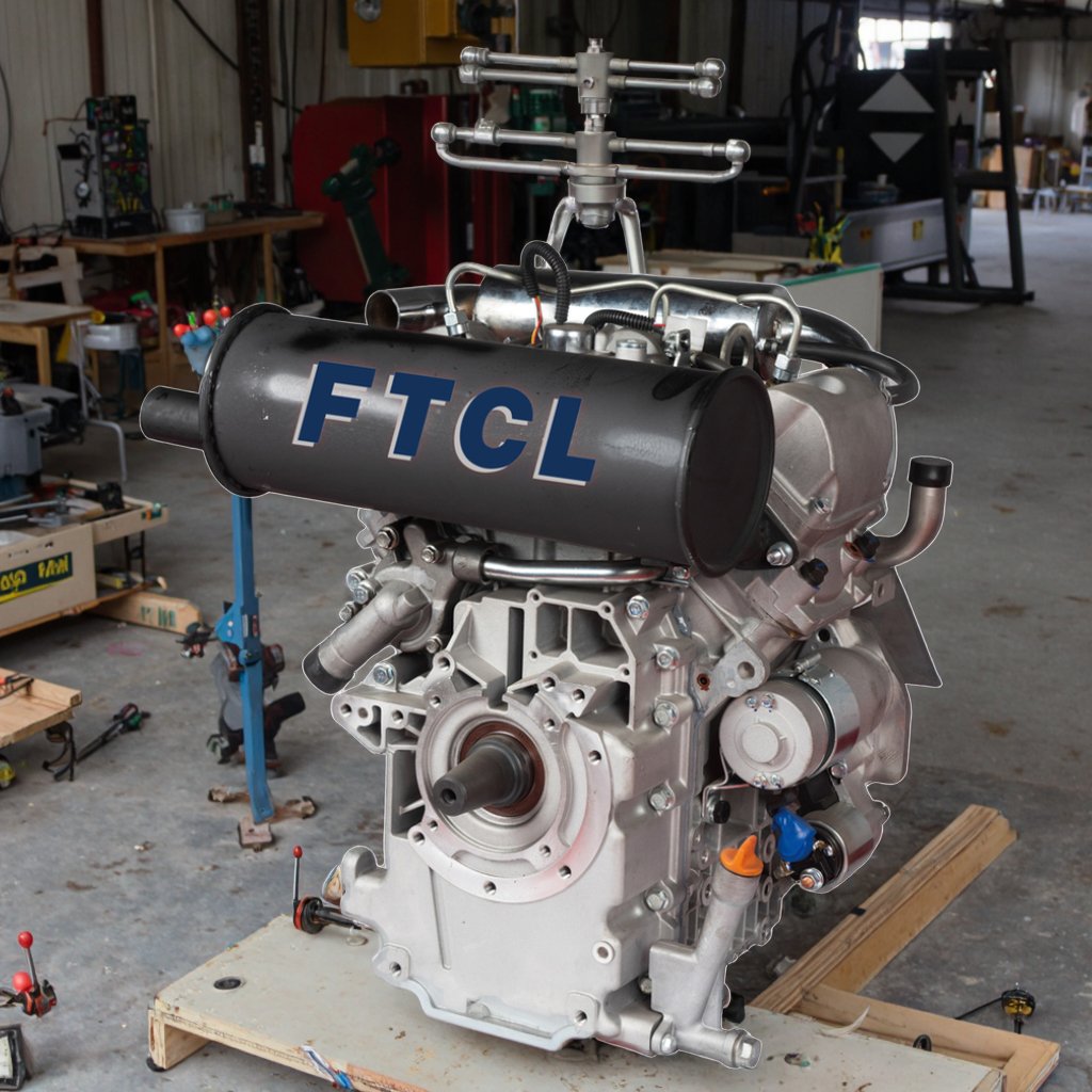2025 New Year Special Offer Water-Cooled V80 Two-Cylinder 18HP 4-Stroke Diesel Engine for Boats and Other Electric Machinery