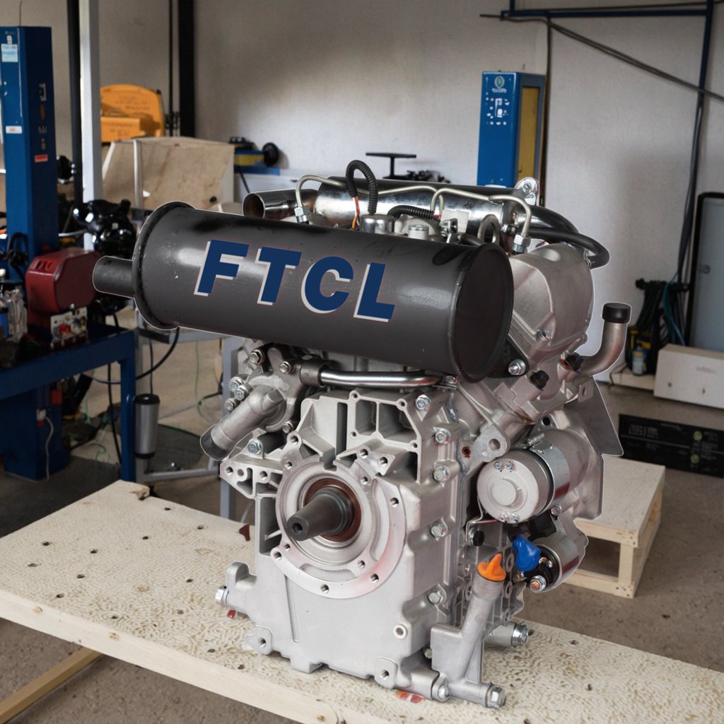 2025 New Year Special Offer Water-Cooled V80 Two-Cylinder 18HP 4-Stroke Diesel Engine for Boats and Other Electric Machinery
