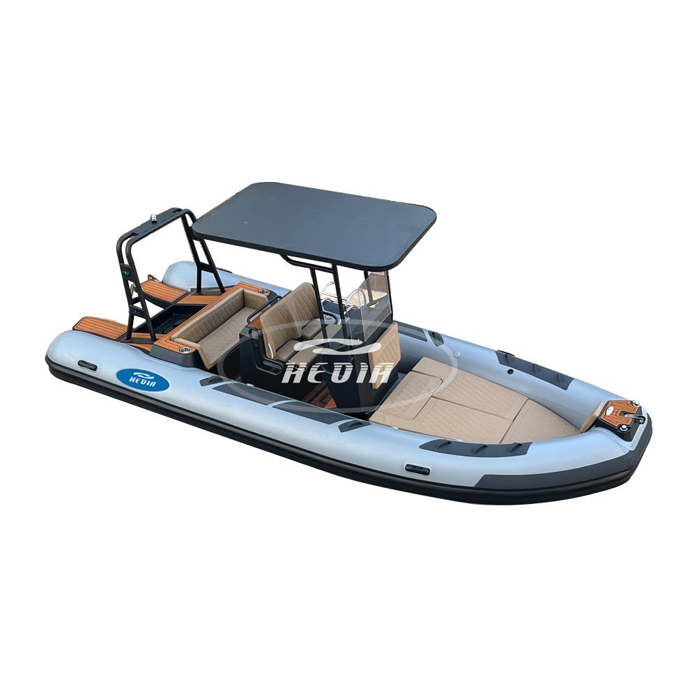 19Ft Customize Color Center Console Bote Inflable 20 Pies 8 Passenger Fishing Boat With Engine