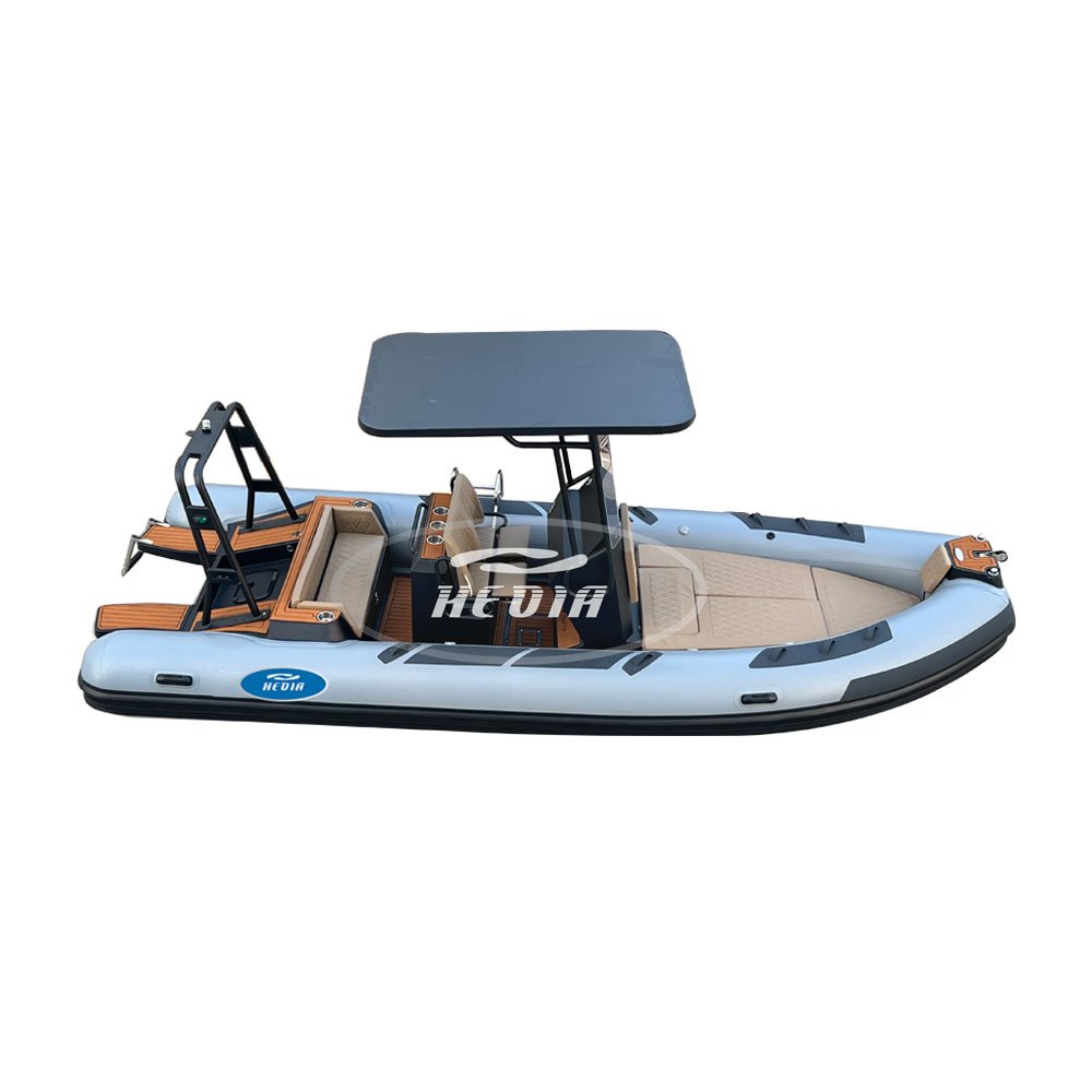 19Ft Customize Color Center Console Bote Inflable 20 Pies 8 Passenger Fishing Boat With Engine