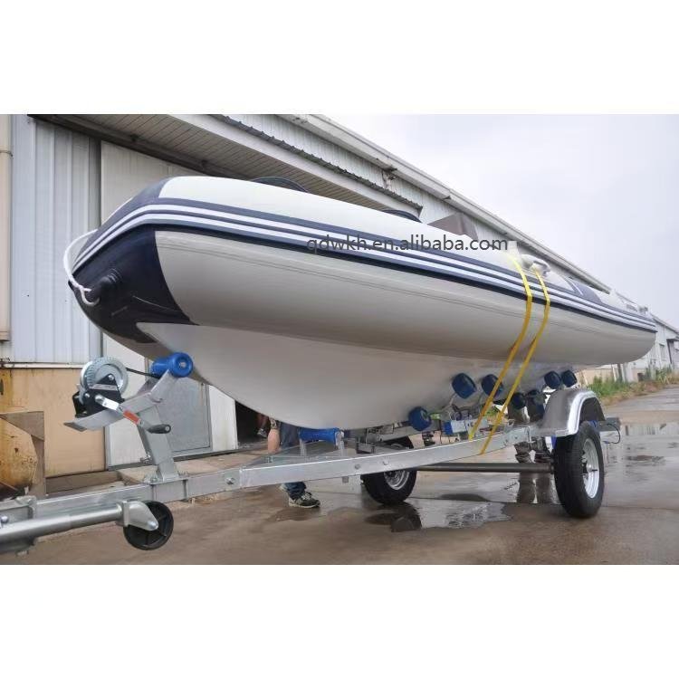 16ft Sport Rib480 Semi-Rigid Aluminum Hull Hypalon/PVC Inflatable Boat Fiberglass Fishing Pooton Boat for Sale