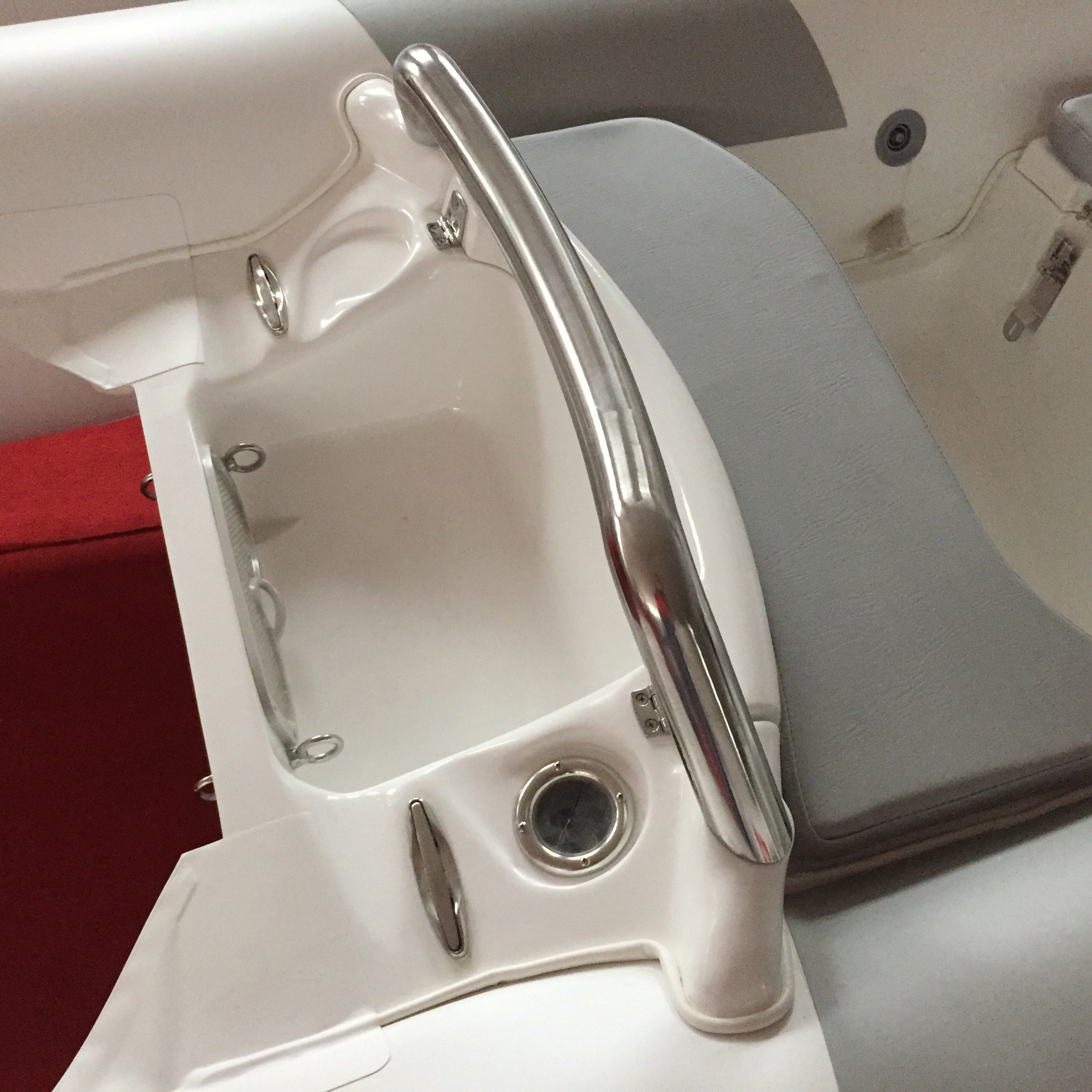 CE Certified Rib Boat Little Yacht Fishing Yacht with Outboard Engine Rigid Hull Fiberglass Inflatable Boat for Sale