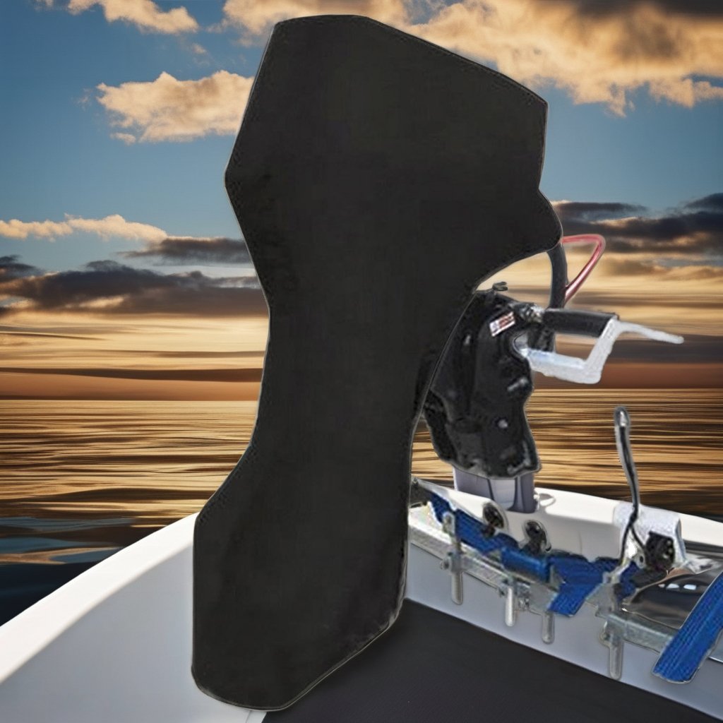 Premium Waterproof Polyester Full Engine Boat Cover All Seasons PVC Marine Cover Used Condition