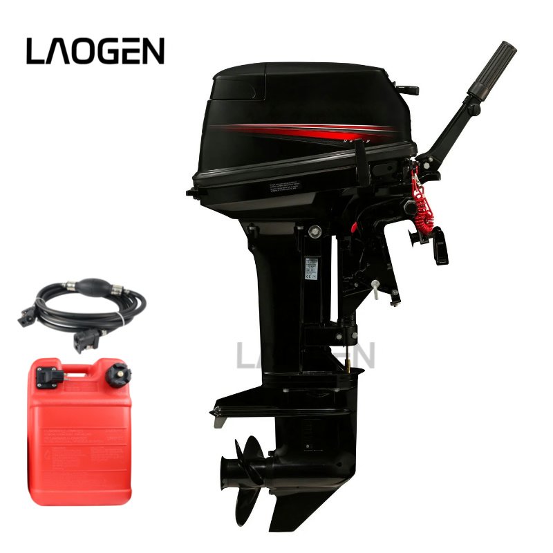 Laogen ODM Outboard Motor 2 Stroke 15hp 18hp Outboard Engine Match Mercury 15M Boat Motor Outboard Fishing 15hp Outboard Engine