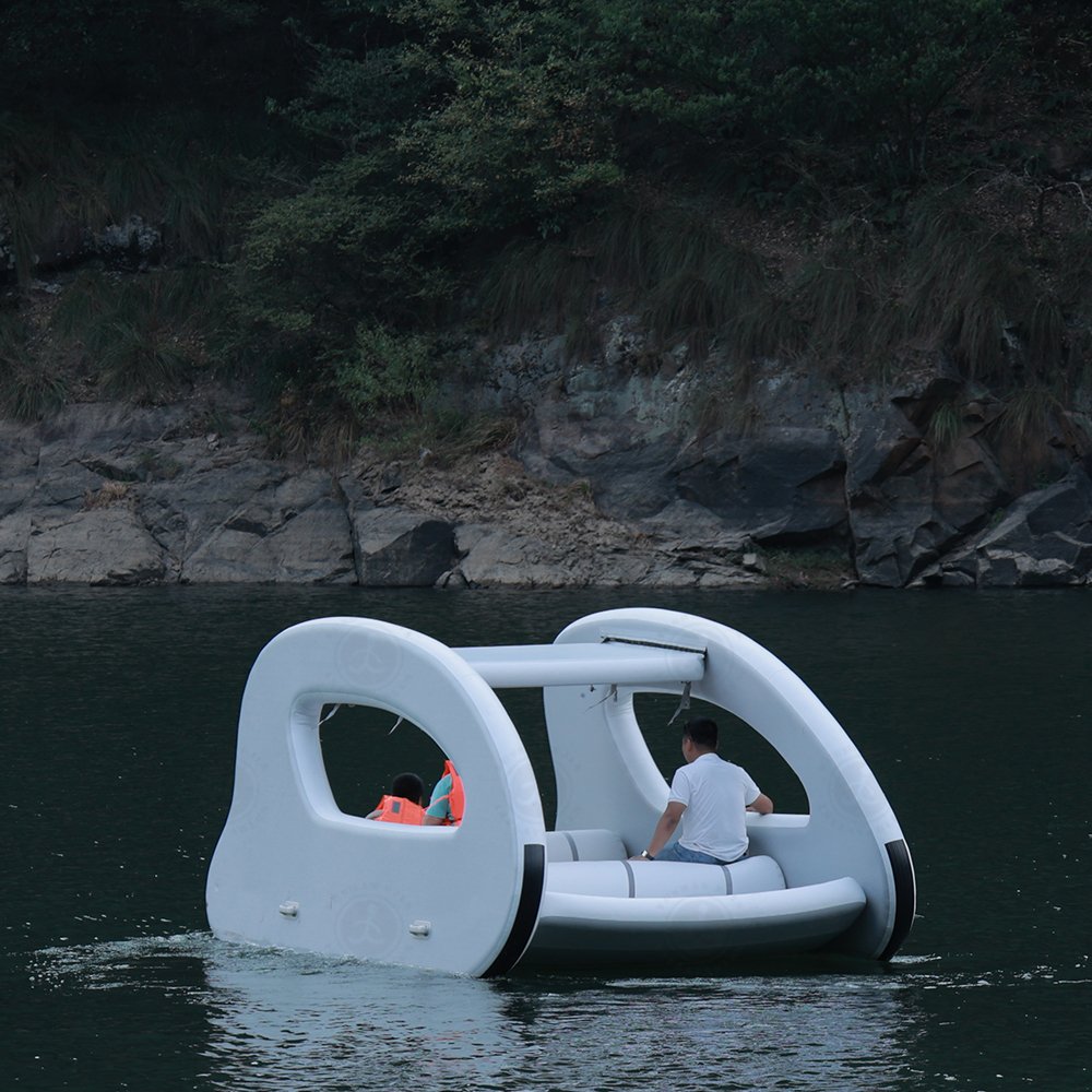 Inflatable Catamaran Fishing Boat With High Speed