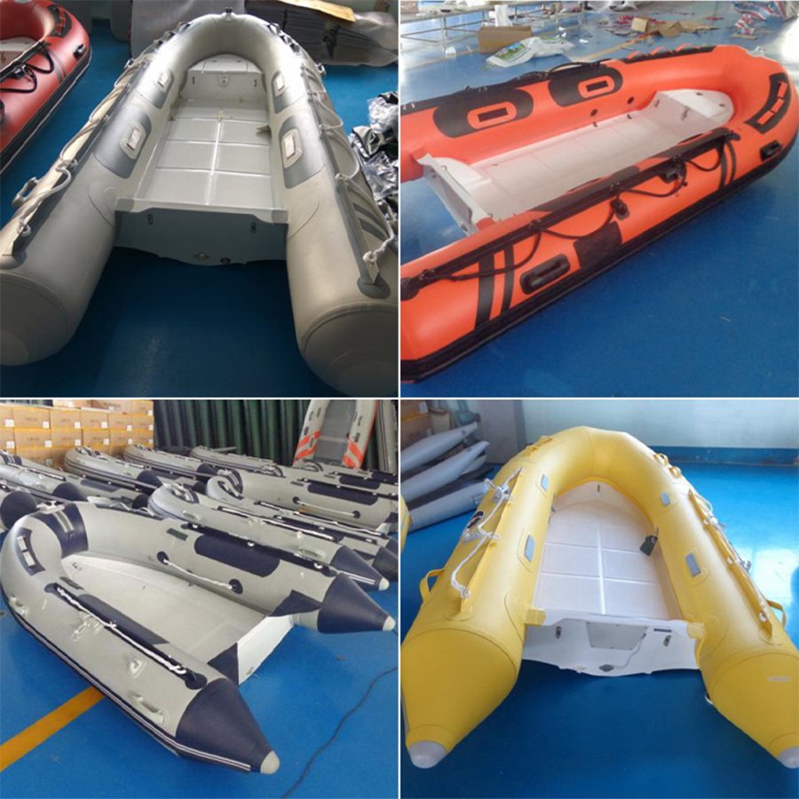 Orcanavi Luxury Tender 760m Professional Sea Sailing Boat Heavy Duty PVC Inflatable Boat for Fishing with Engine Combo Set