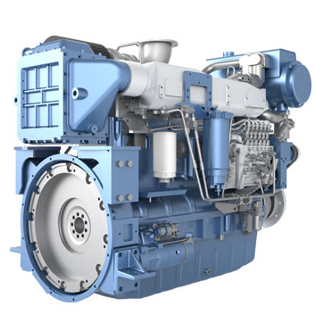 Weichai Marine diesel Engine 400hp/2150rpm WD12 for Boat Propulsion WD12C400-21