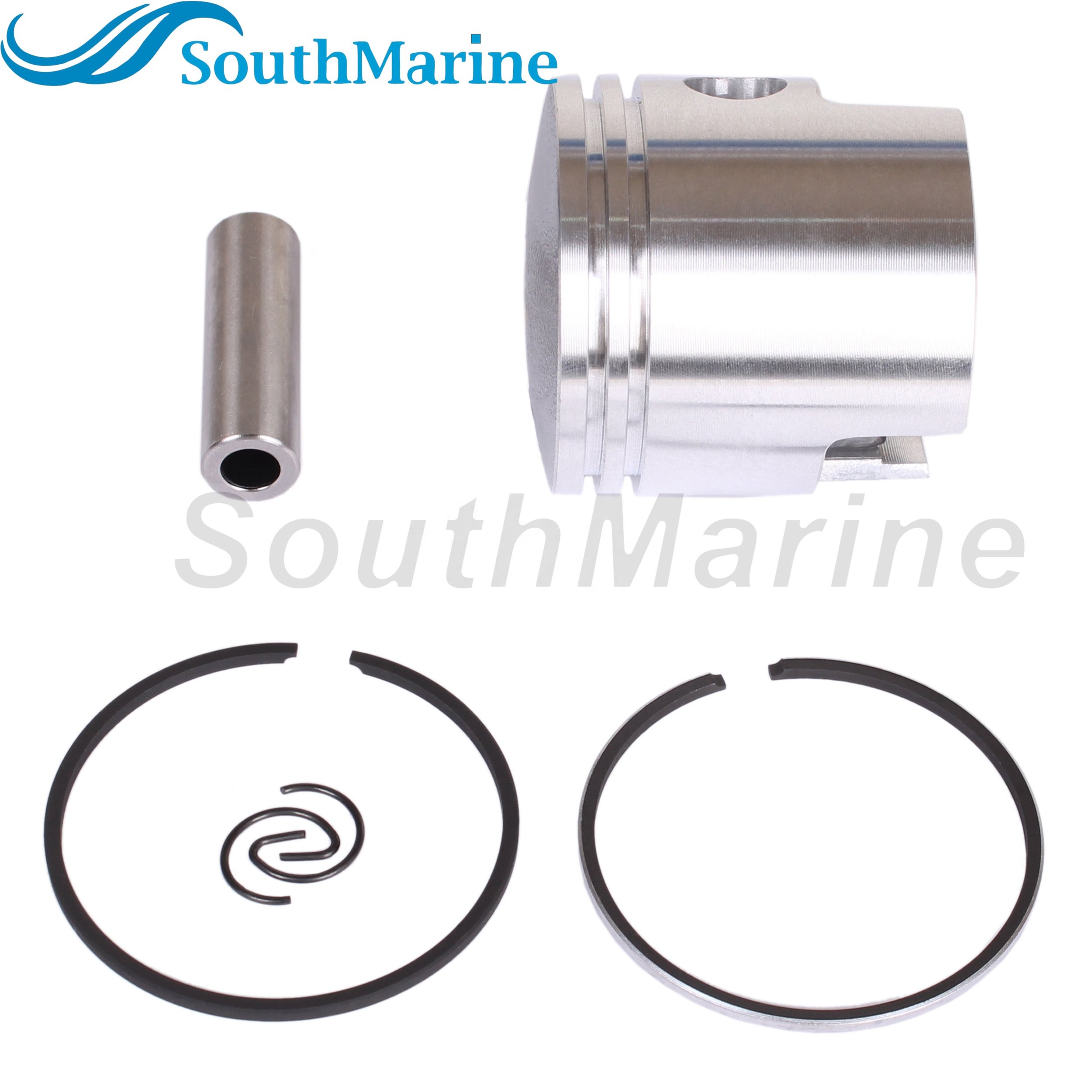 Boat Engine 677-11631-00-96/97/98 677-11630-00-00 STD Piston Set with 647-11610-00 Ring for Yamaha 5HP 8HP, 50mm STD