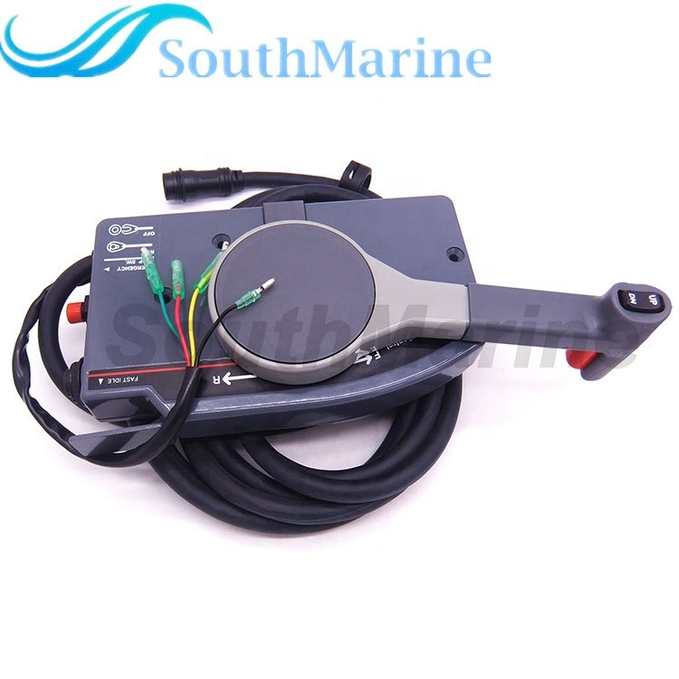 Boat Engines Side Mount Remote Control Throttle Shift Box for Yamaha Outboard Engine 10 Pin, Right Hand 703-48207-22-00