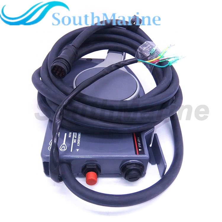 Boat Engines Side Mount Remote Control Throttle Shift Box for Yamaha Outboard Engine 10 Pin, Right Hand 703-48207-22-00
