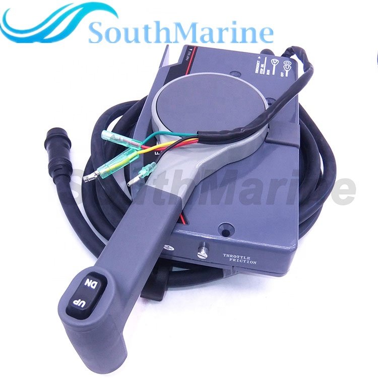 Boat Engines Side Mount Remote Control Throttle Shift Box for Yamaha Outboard Engine 10 Pin, Right Hand 703-48207-22-00