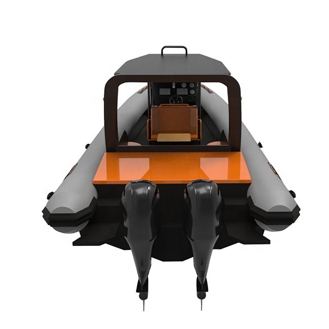 Double Engine 29ft RIB 860 Double Deep V Aluminum Hull Rib PVC/Hypalon Inflatable Boat