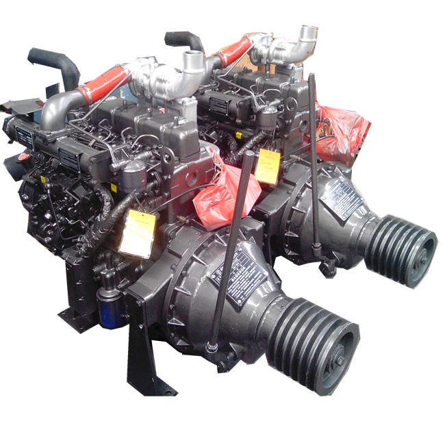 New 84hp Diesel Engine Water-Cooled with Electric Start Pulley Belt Clutch for Boat Machinery for Marine & Farm Industries