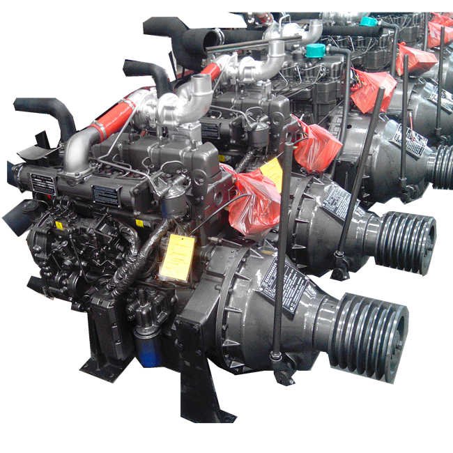 New 84hp Diesel Engine Water-Cooled with Electric Start Pulley Belt Clutch for Boat Machinery for Marine & Farm Industries