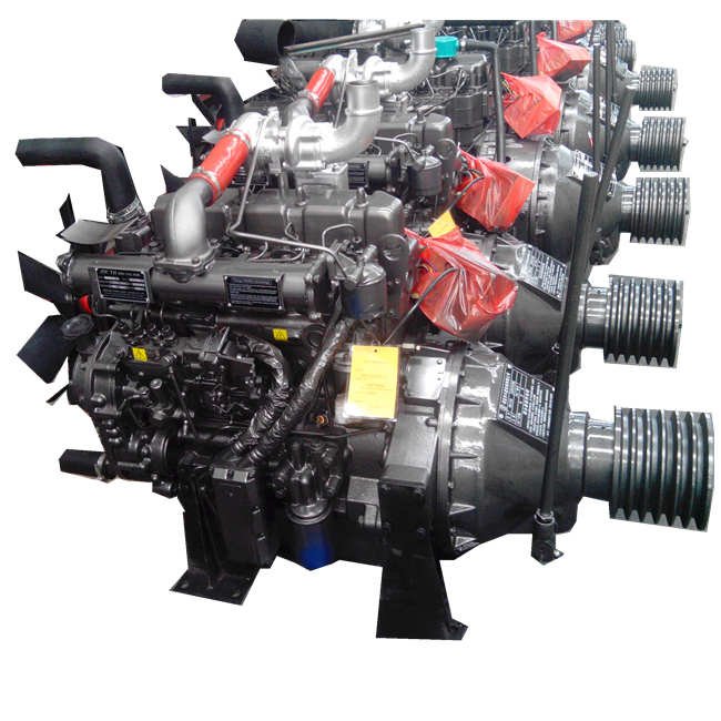 New 84hp Diesel Engine Water-Cooled with Electric Start Pulley Belt Clutch for Boat Machinery for Marine & Farm Industries
