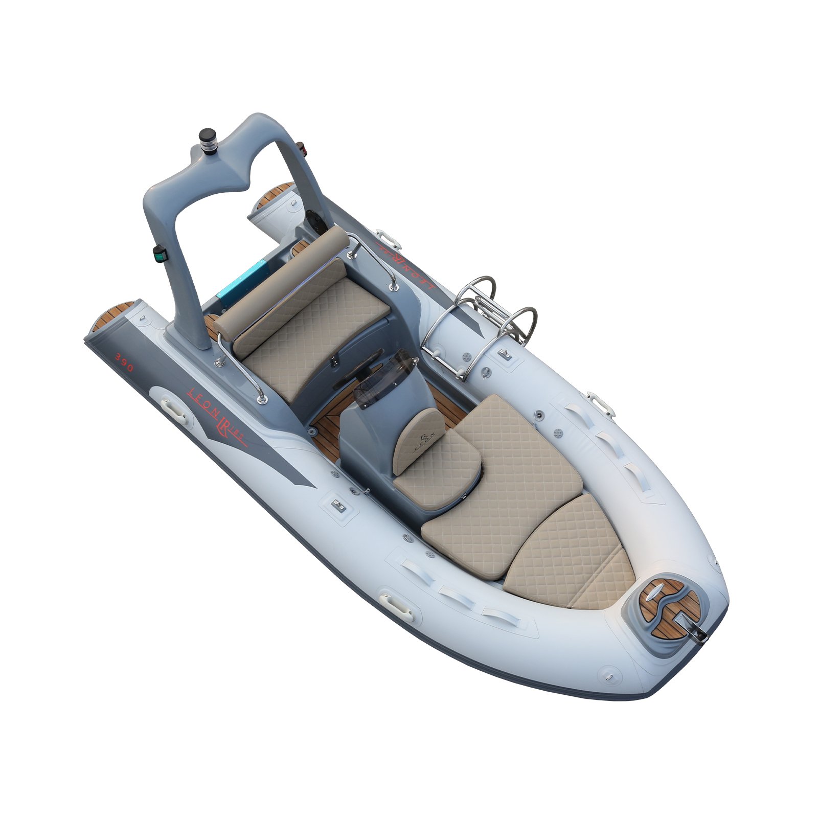 Haohai China Hypalon Sport Fiberglass Hull Inflatable Fishing Boat Electric Motor PVC Other Inflatable Rib Boat Combo Set Engine
