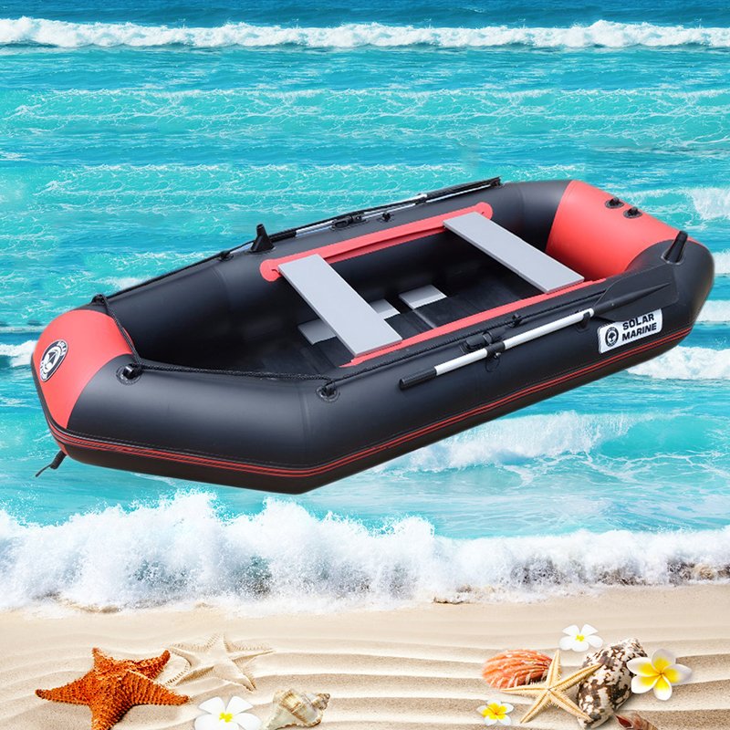 UAE Hot Deals 300 CM 4 Person Solarmarine Brand PVC Foldable Inflatable Boat Engines Rowing Boats Canoe/Kayak Fishing Boats