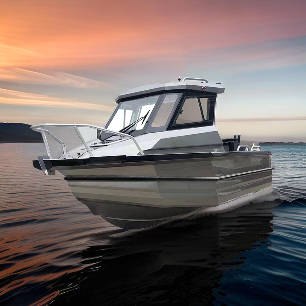6m Aluminum Fishing Boat with Dual Outboard Engine China Yacht 19ft Centre Console Boat for Outdoor Adventure