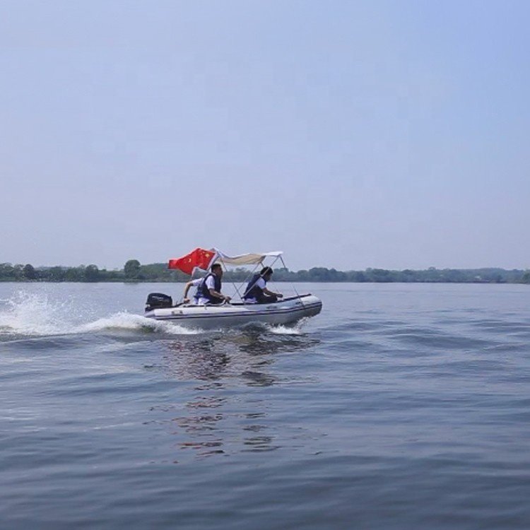 Anti-collision Thickening Laminated Inflatable Boat Fishing Boat Rubber Boat With Aluminum Floor Pvc for River Lake