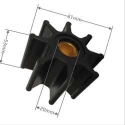 JMP7502 Marine 4-Stroke Inboard Boat Diesel Engine Parts Sea Water Flexible Impeller Pump New featuring Rubber Copper Stainless