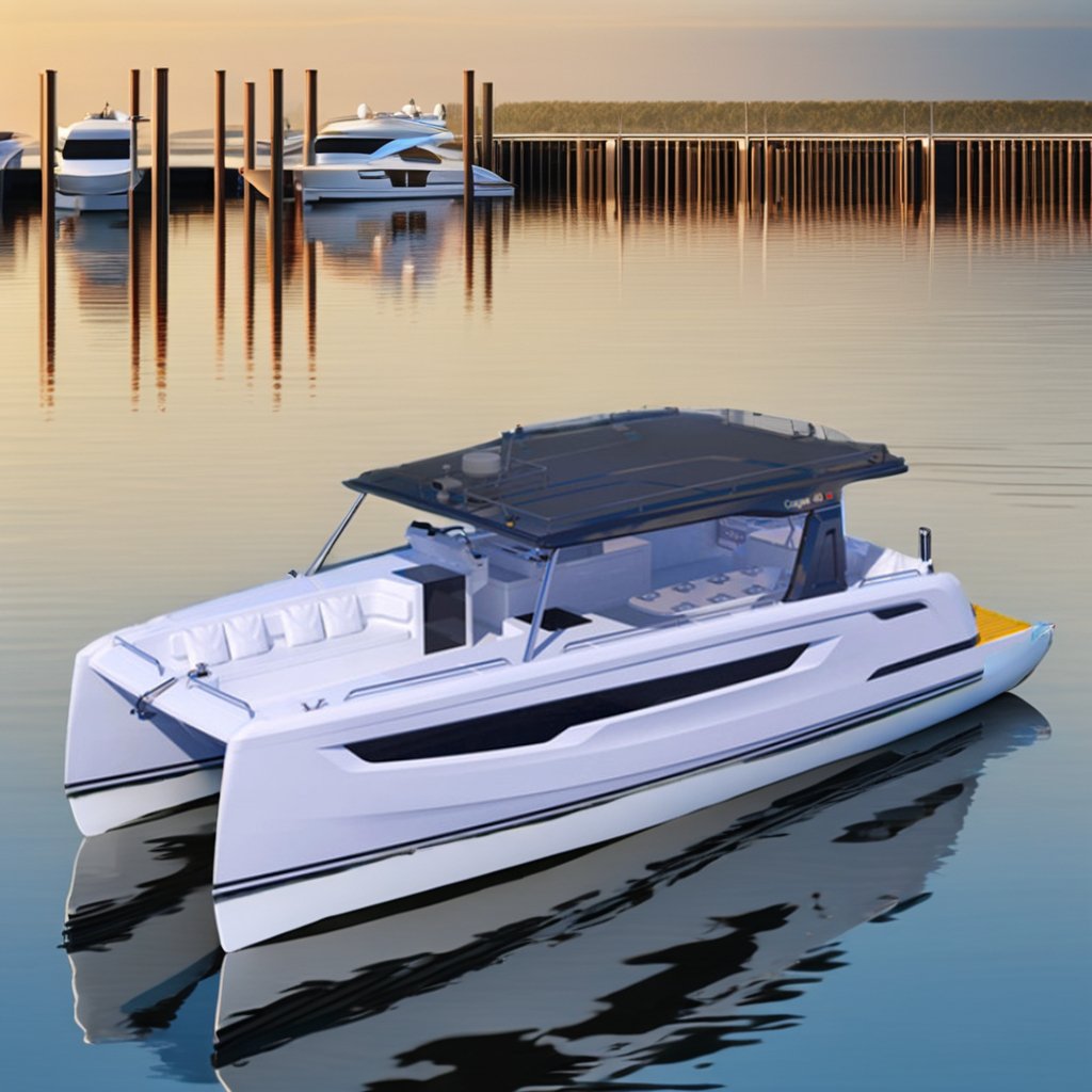 Chinese Factory Luxury Catamaran Customized Colors New Luxury Leisure Yacht/Small Fishing Boat Motor Rowing Boats