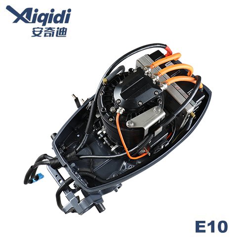 CE Approved 10HP 72V AIQIDI Electric Marine Engine Water Cooling E10 Electric Outboard Engine