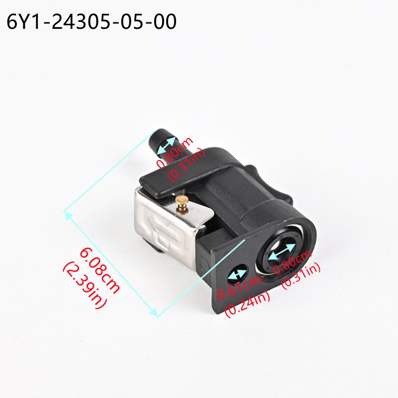 Fuel Line Quick Connector Hose Fittings 6MM 1/4 Inch Pipe Joint 6Y1-24305-06 for Yamaha Outboard Motor Engine Boat Spare Parts