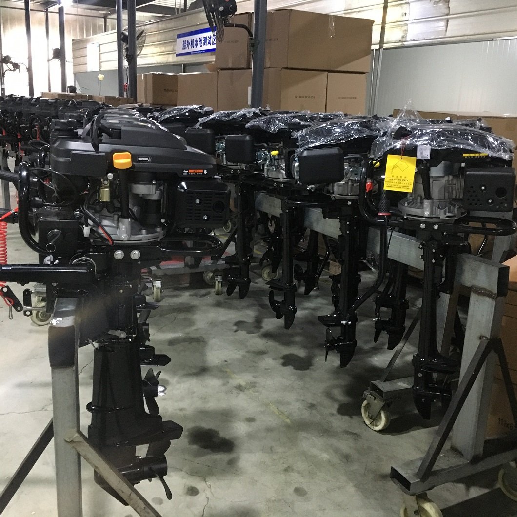 Fishing Boat Zongshen Motor Boat 4 Stroke Air Cooled 15HP 382cc Outboard Motor / Outboards Chinese Boat Engine