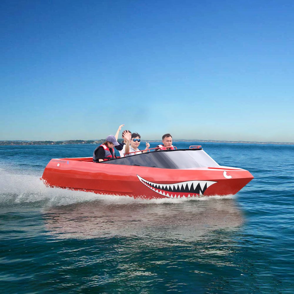Luxury Racing Jet Boat Aluminum Yacht for Water Entertainment with 4 Stroke 1500cc Engine Capacity
