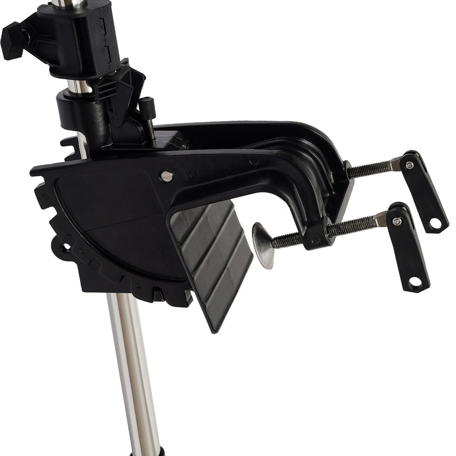 DC 12V 55lb Electric Outboard Engine 600W Trolling Motor Transom Mounted for Inflatable Fishing Boats