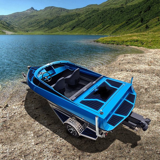 Ecocampor Enjoy Water Activities Sport Racing Aluminum Jet Boat Inboard Engine with Excellent Fuel Efficiency for Sale