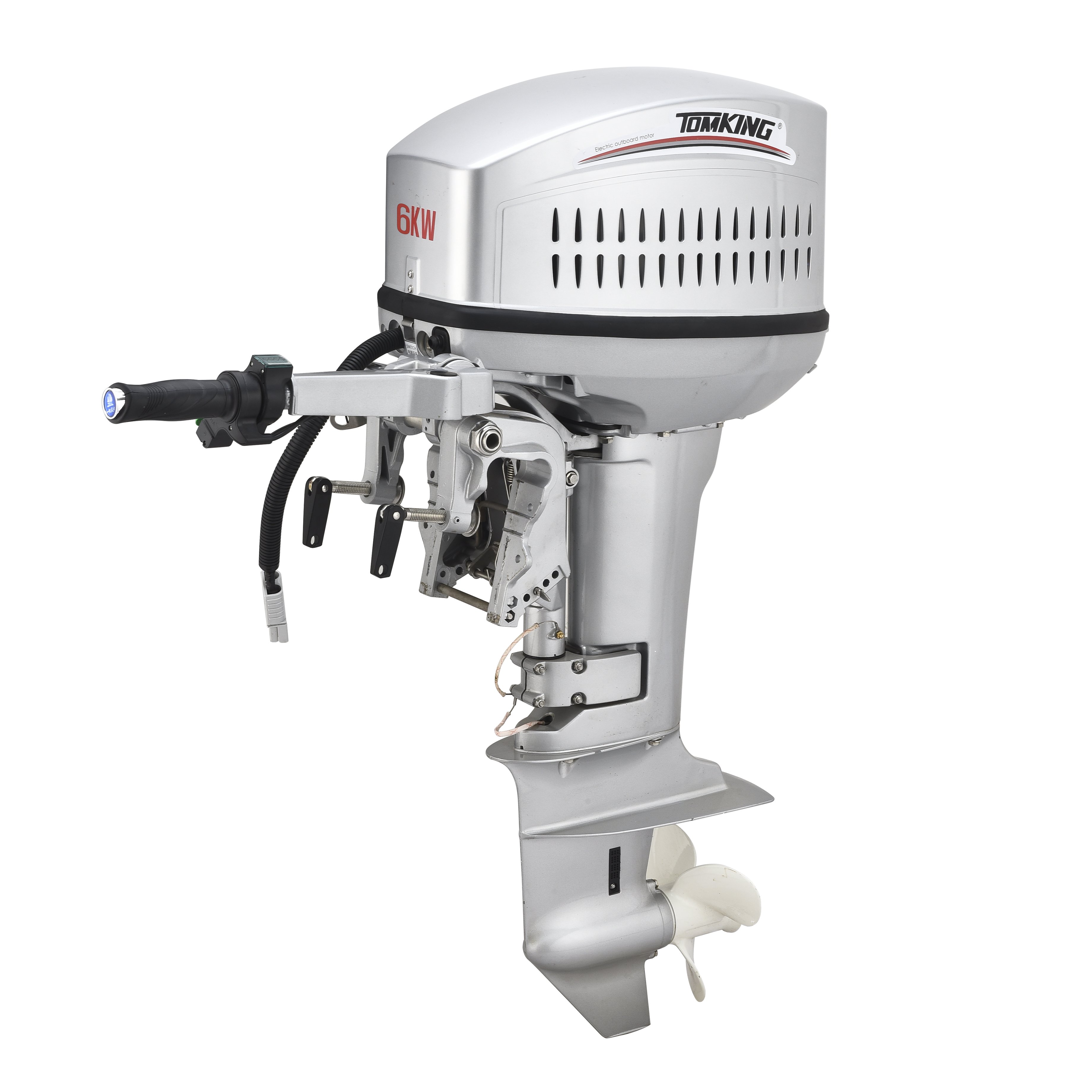 DC Brushless PMSM 6KW 8HP 72V Water-Cooled Outboard Electric Engine Motor with New Condition Short/Long Shaft