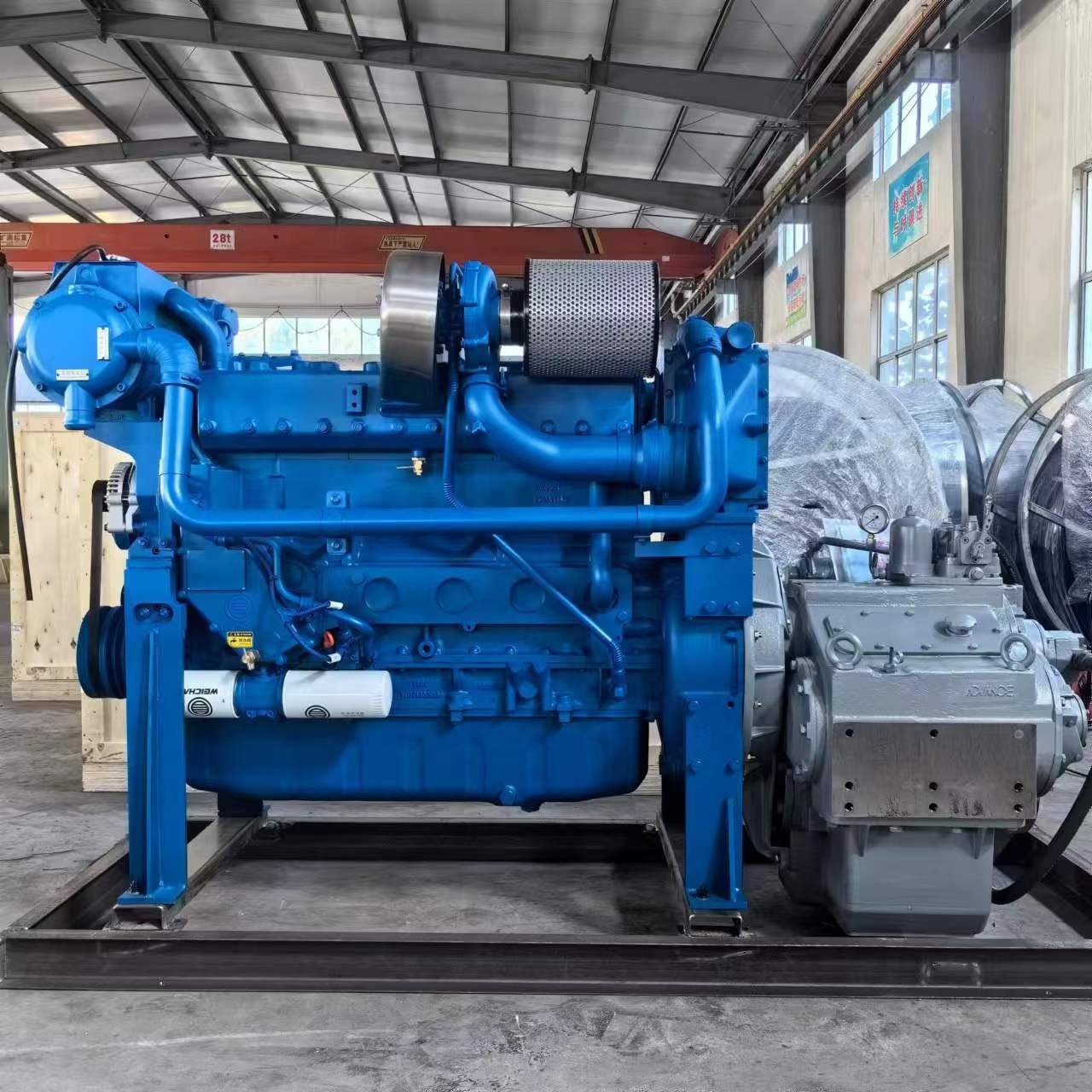 In Stock NEW WD12 Marine Engine 400HP 2100RPM Marine Diesel Engine WD12C400-21 Inboard Engine Boat
